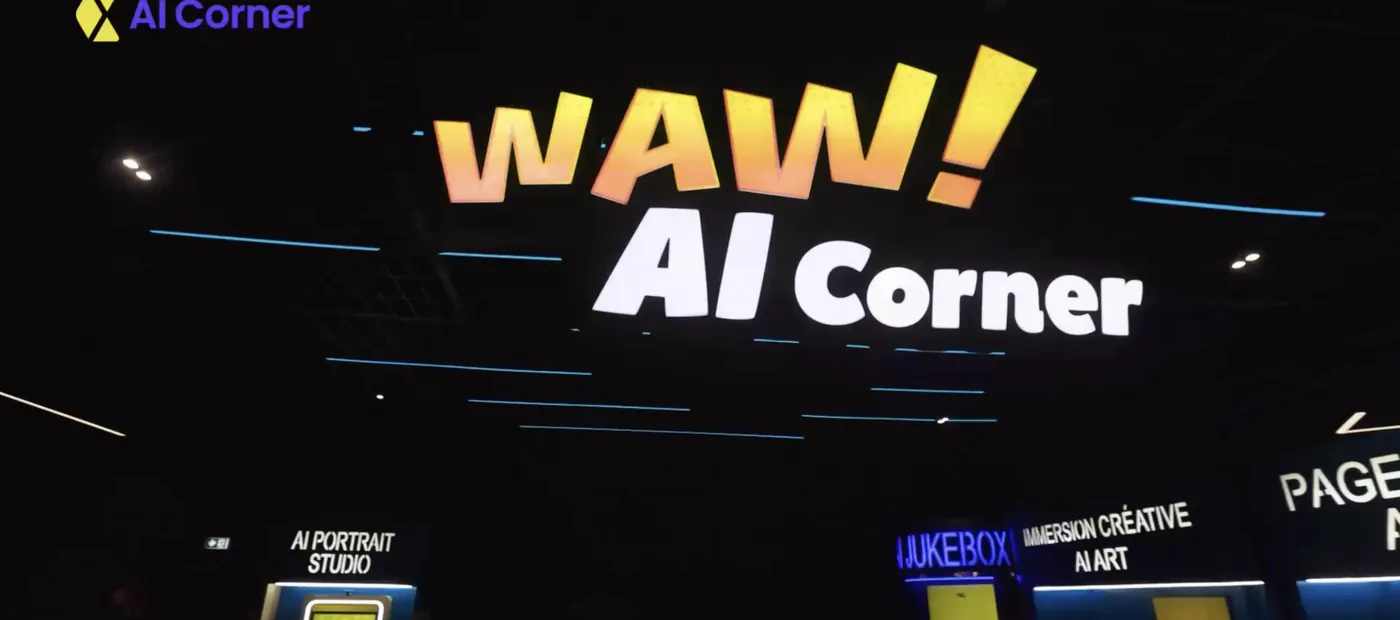 AI Corner installé au Sela Park pour Aradei Capital.